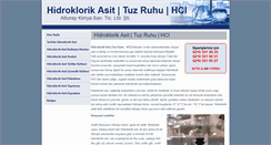 Desktop Screenshot of hidroklorikasit.com